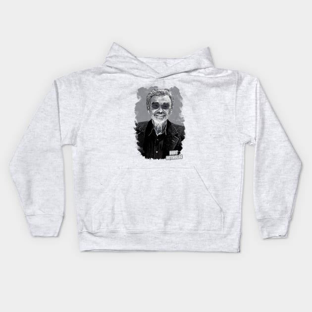 Burt Reynolds Vexel Art Kids Hoodie by Rezronauth